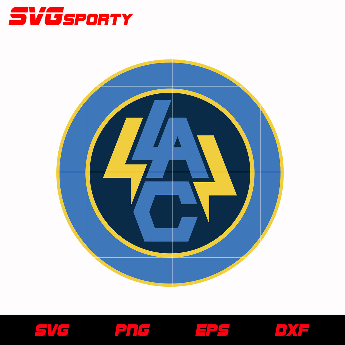 LA Rams Logo SVG, Layered Cut File for Cricut & Silhouette