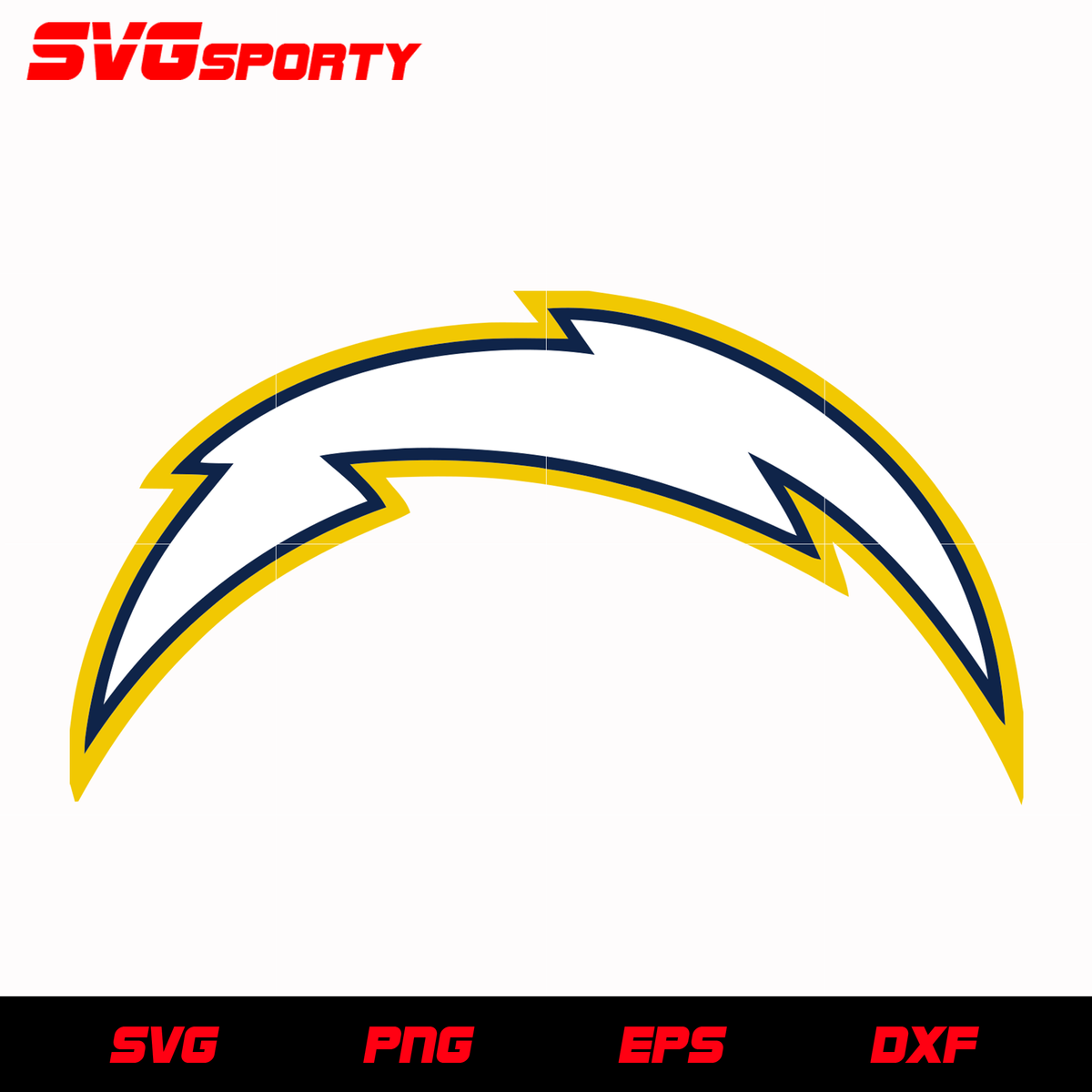 NFL Los Angeles Chargers Logo Silhouette Cameo SVG Decal Cut File for  Cricut Digital Download