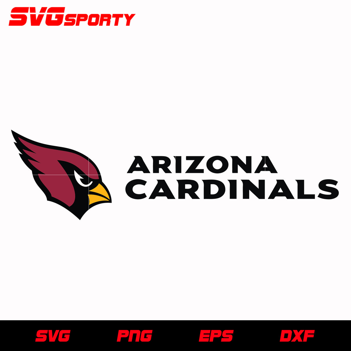 Logo Arizona Cardinals SVG file, PNG file, EPS file, DXF file