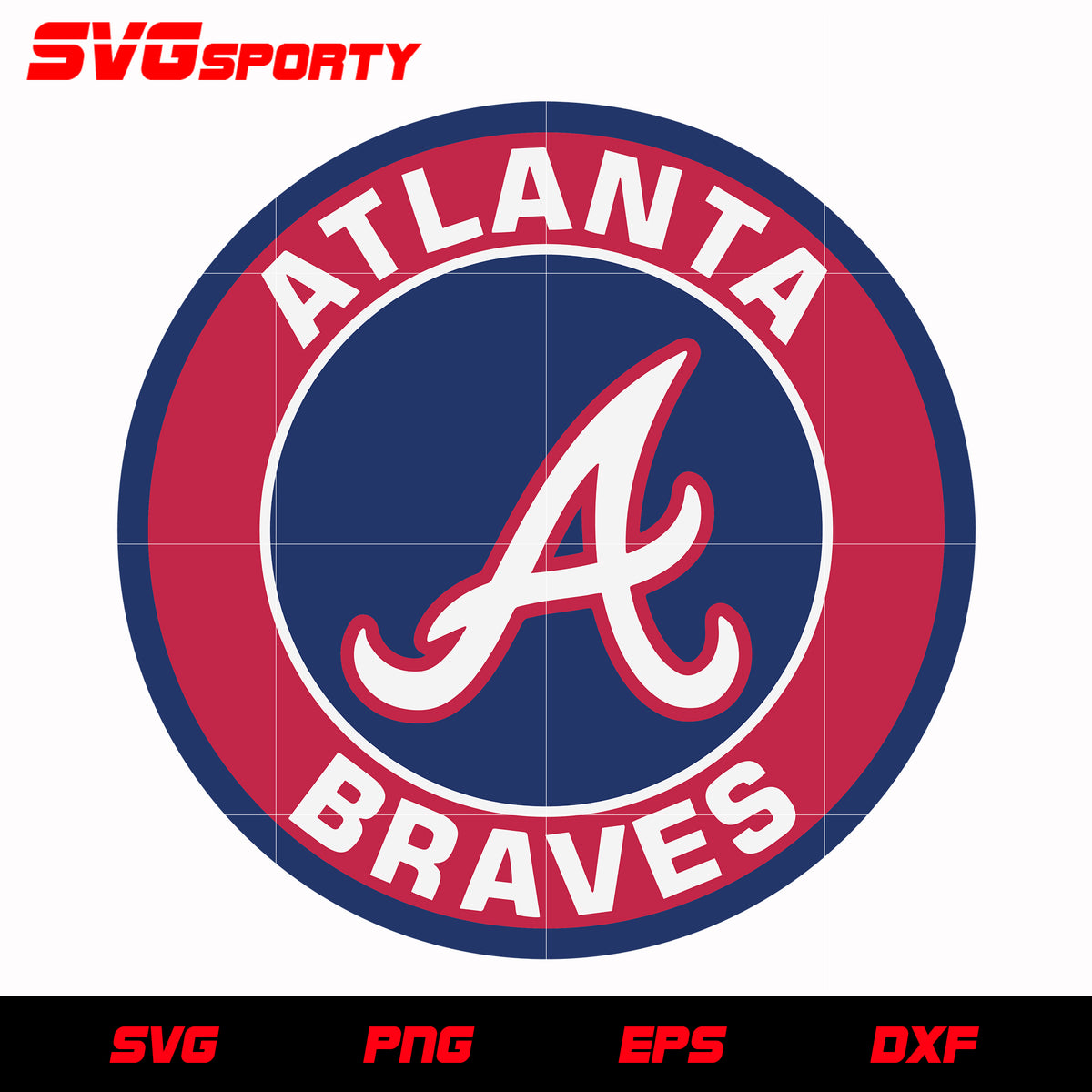 Atlanta Braves Logo Outline Decal Stickers