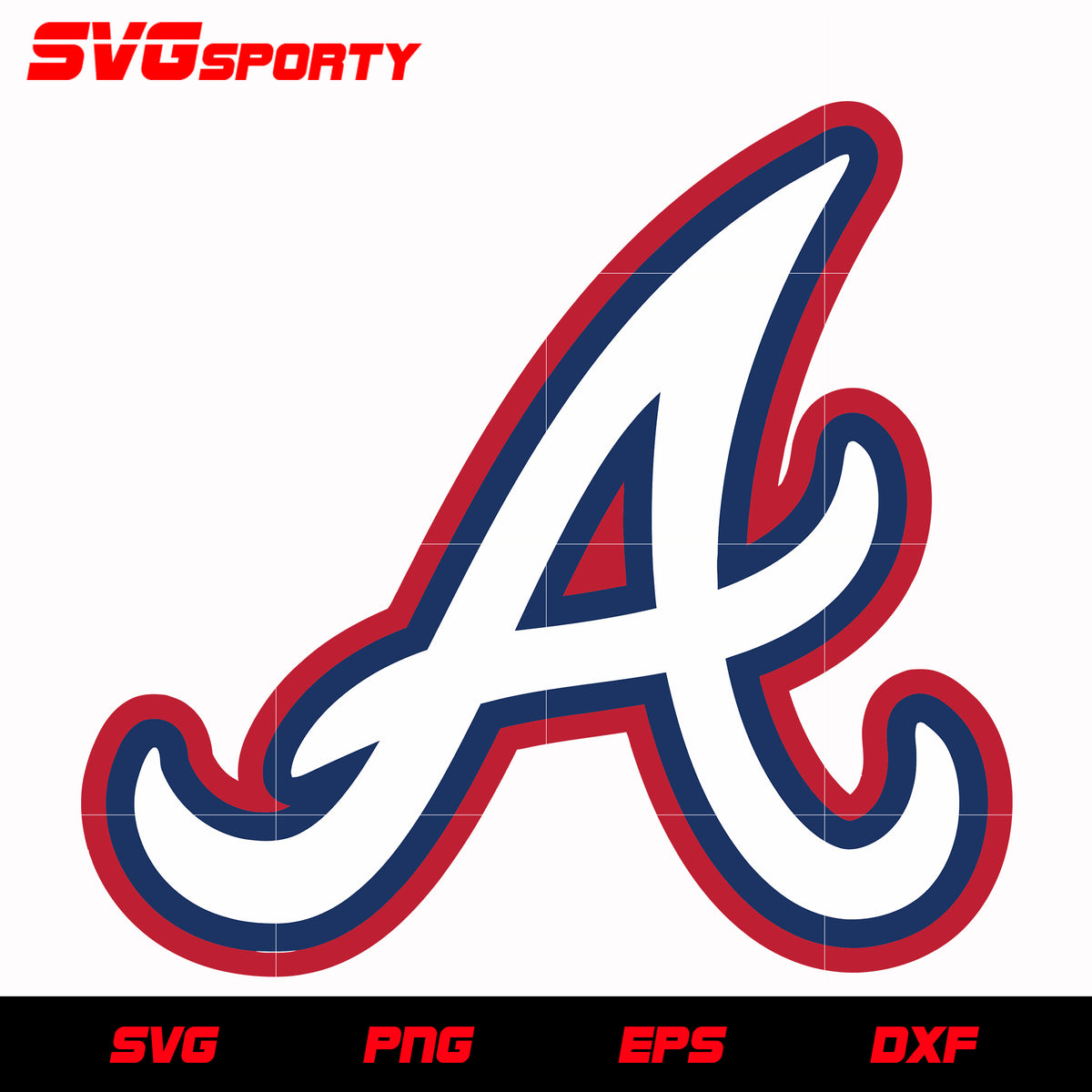 Atlanta Braves Logo 2 svg, mlb svg, eps, dxf, png, digital file