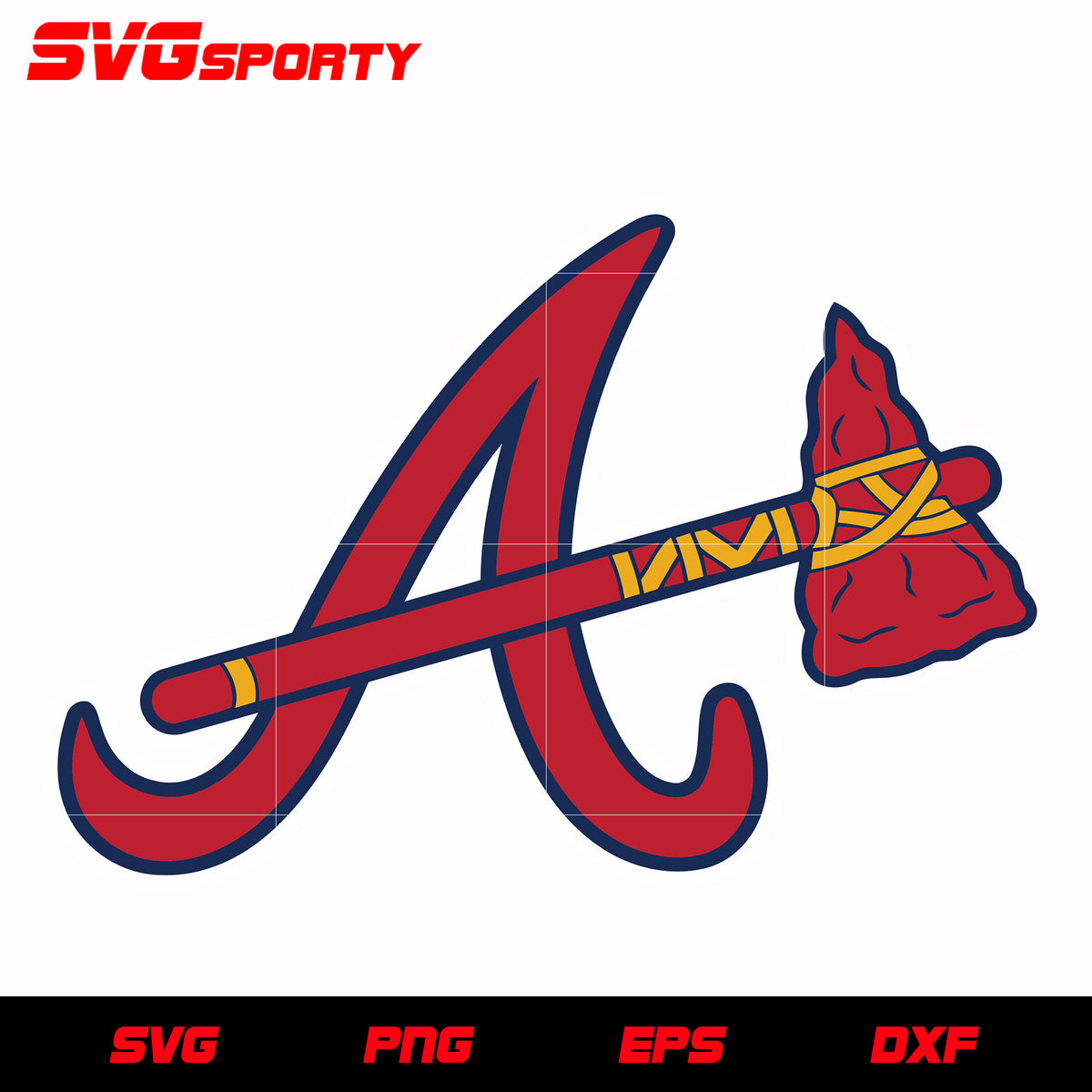 Braves SVG, Braves Baseball SVG DXF EPS PNG