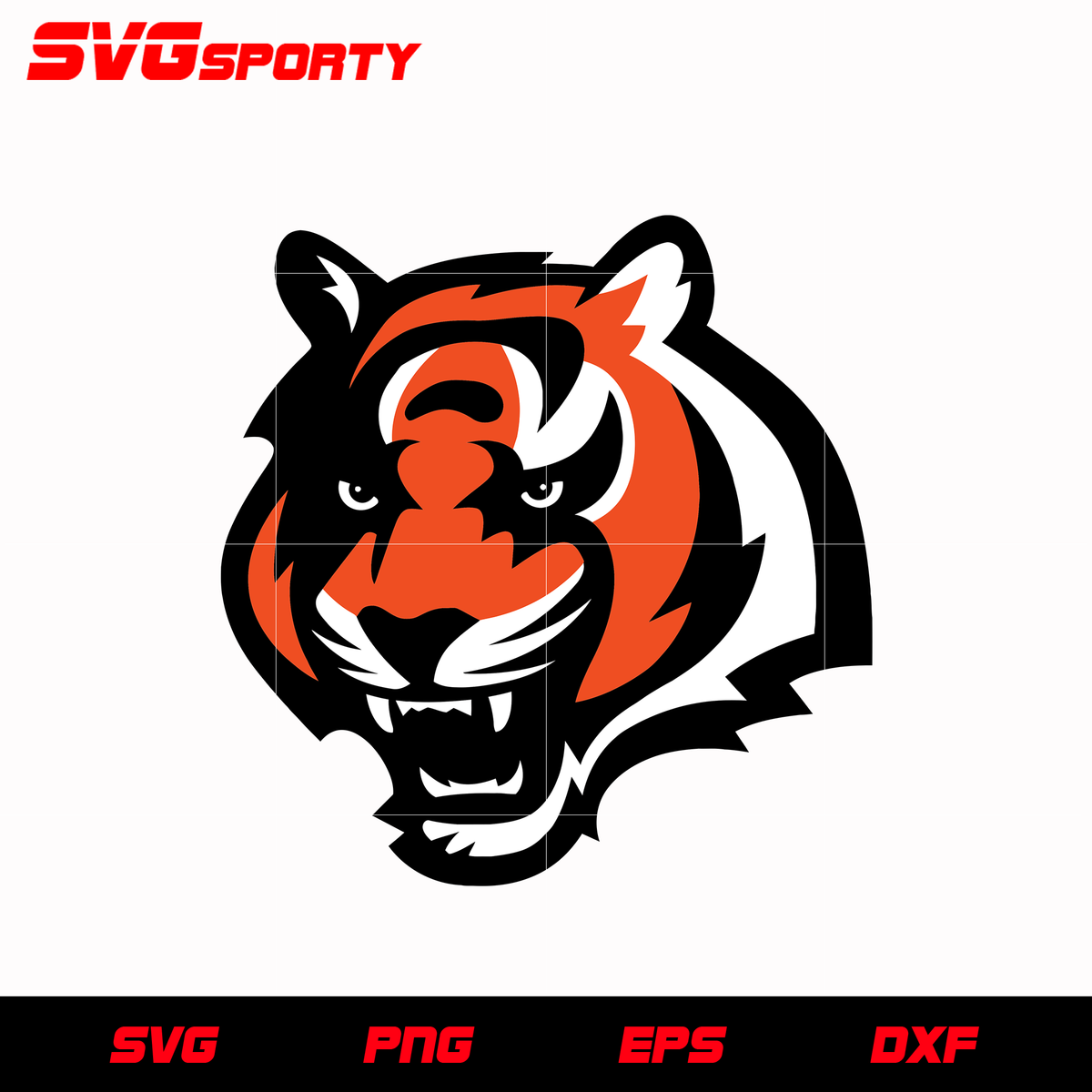 Cincinnati Bengals Logo SVG Cut File - Free Sports Logo Downloads