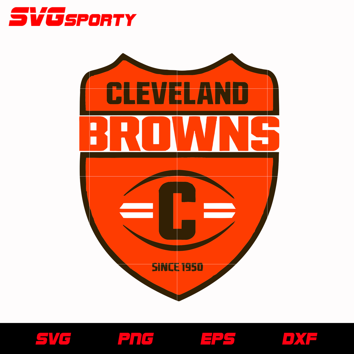 Cleveland Browns Logo With Bulldog Svg, Cleveland Browns Svg