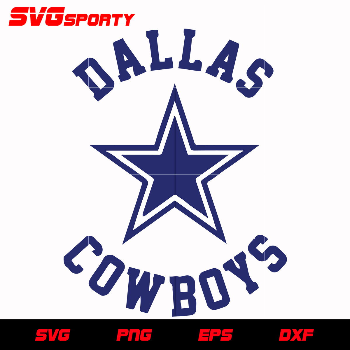 How to Draw the Dallas Cowboys Star Logo 