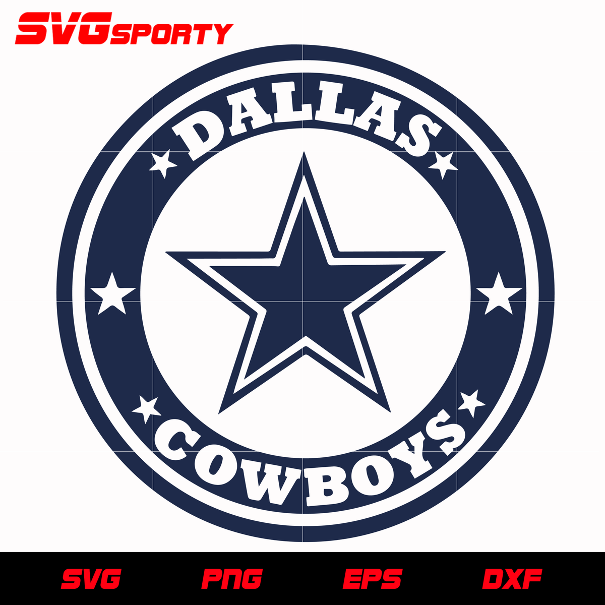 Dallas Cowboys Logo SVG NFL svg eps dxf png digital file SVG Sporty