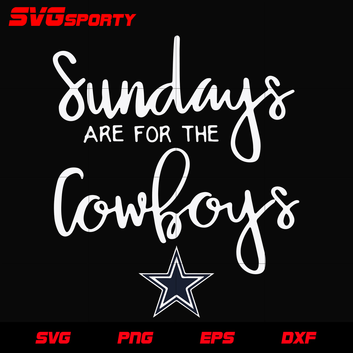 Dallas Cowboys Quote 6 svg, nfl svg, eps, dxf, png, digital file – SVG  Sporty