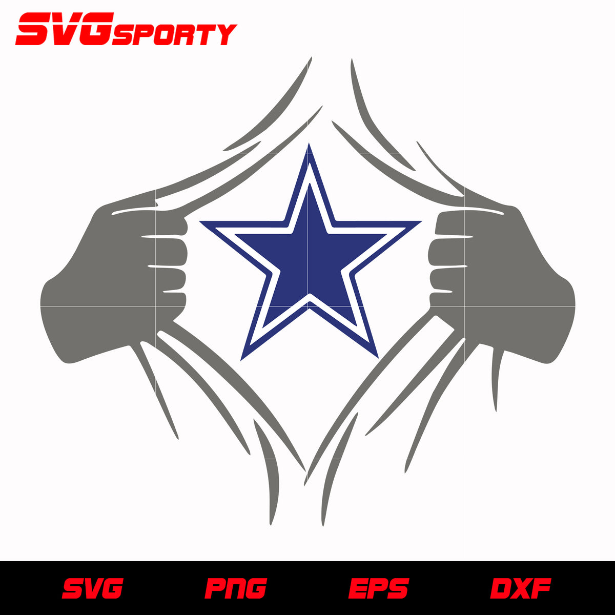 Dallas Cowboys Star svg, nfl svg, eps, dxf, png, digital file SVG Sporty