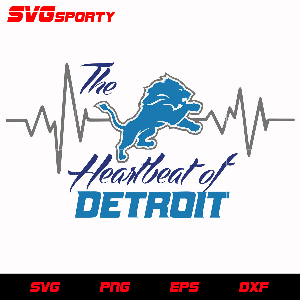 Detroit Lions Football Drawing - Detroit Lions - Sticker