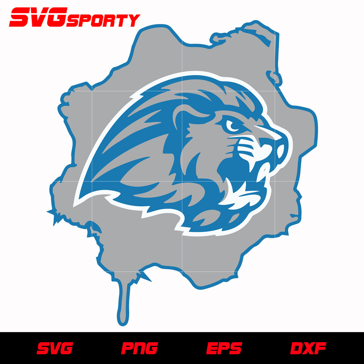 12 Styles NFL Detroit Lions Svg. Detroit Lions Svg, Eps, Dxf, Png