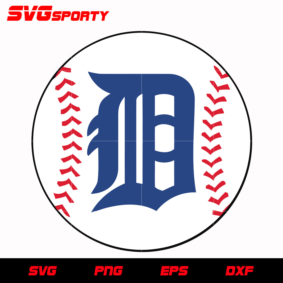 38 Files Detroit Tigers Svg, Baseball Clipart, Cricut Detroi