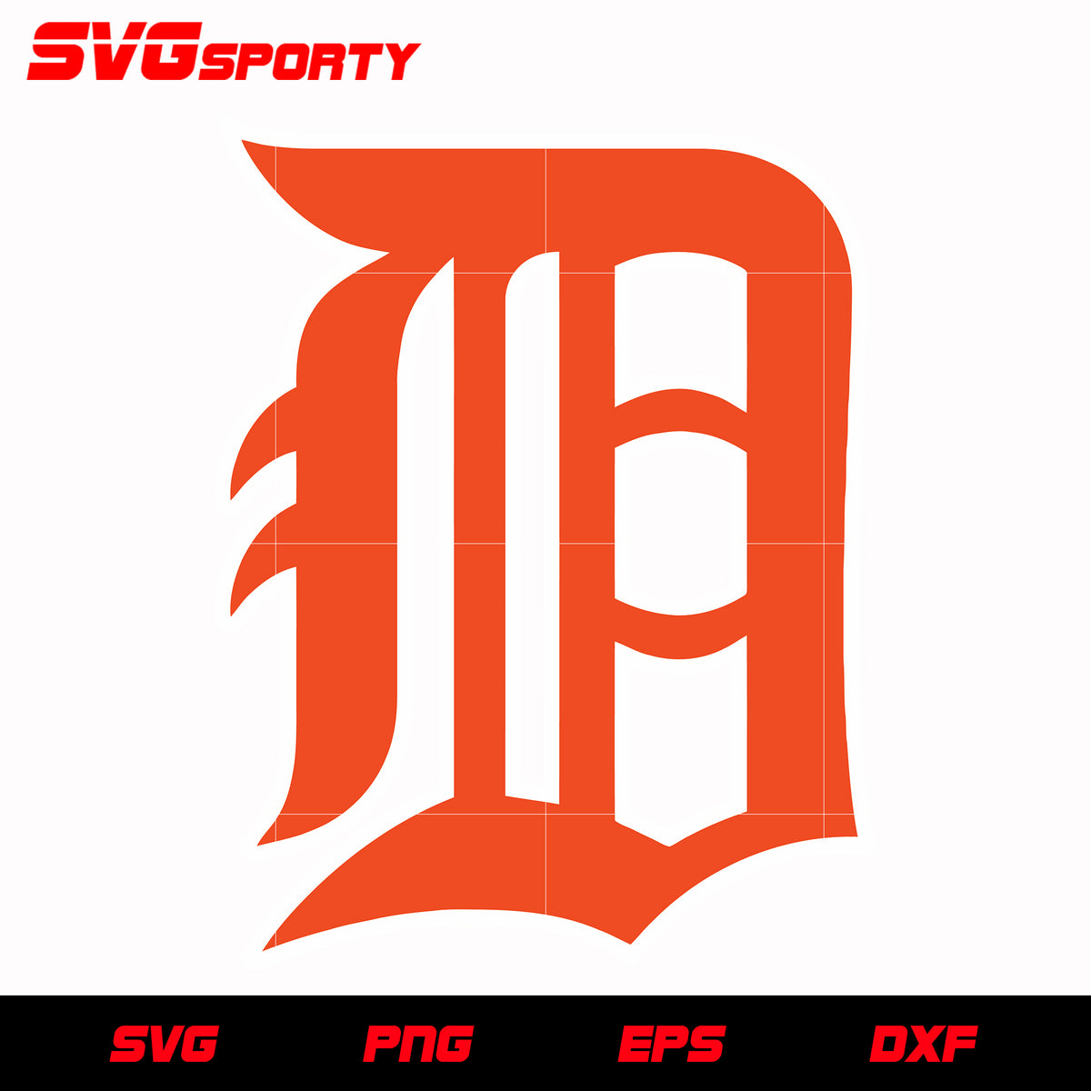 Detroit Tigers SVG - Detroit Tigers Logo MLB Baseball SVG cut file for  cricut files Clip Art Digital Files vector, eps, ai, dxf, png 