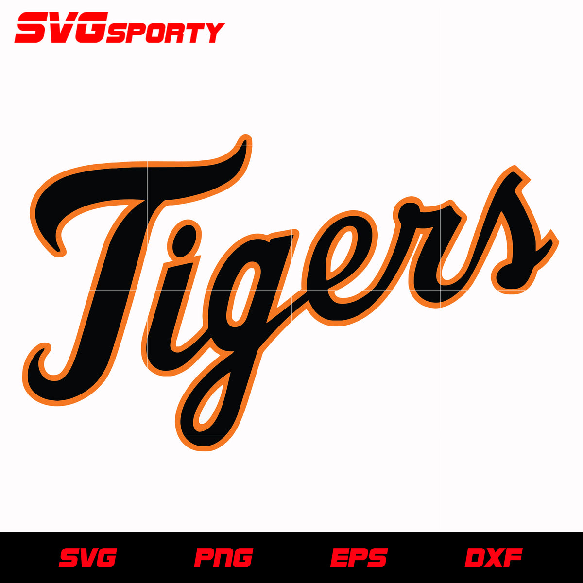 Detroit Tigers Circle Text Logo svg, mlb svg, eps, dxf, png, digital f – SVG  Sporty