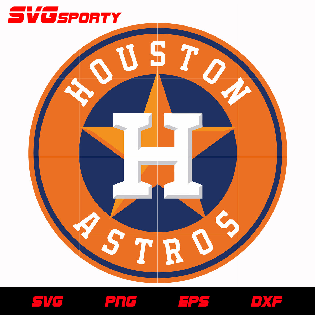 Houston Astros Logo svg, mlb svg, eps, dxf, png, digital file for