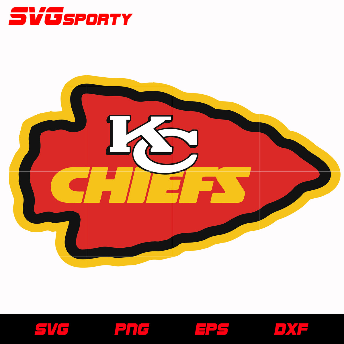 Chiefs Png Sublimination Football Svg Digital Download 