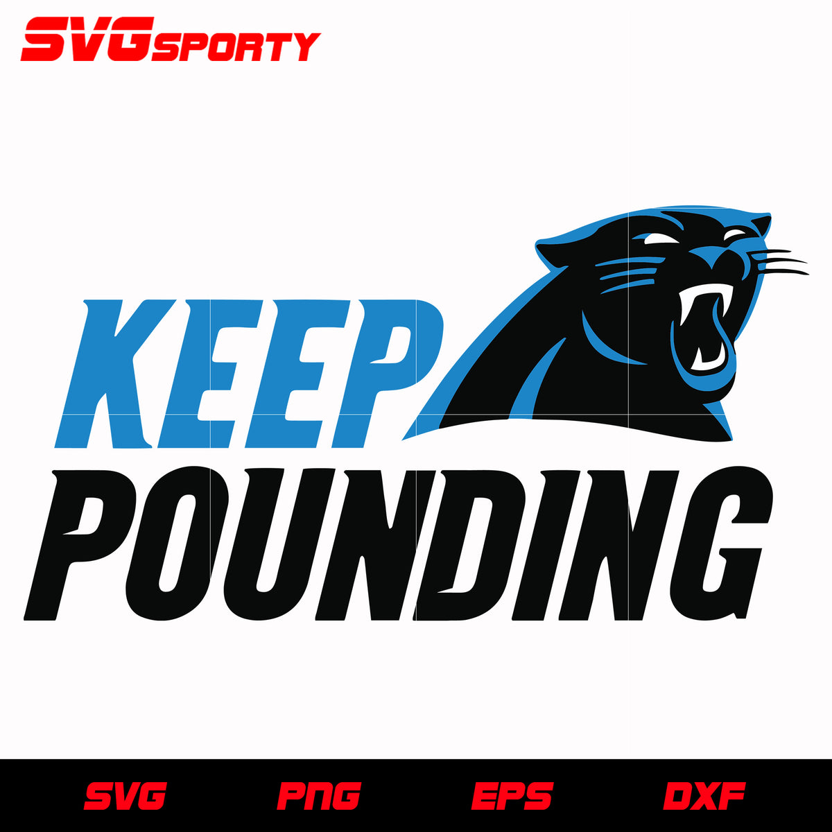 Carolina Panthers Football Team Svg Digital File, Panthers Svg