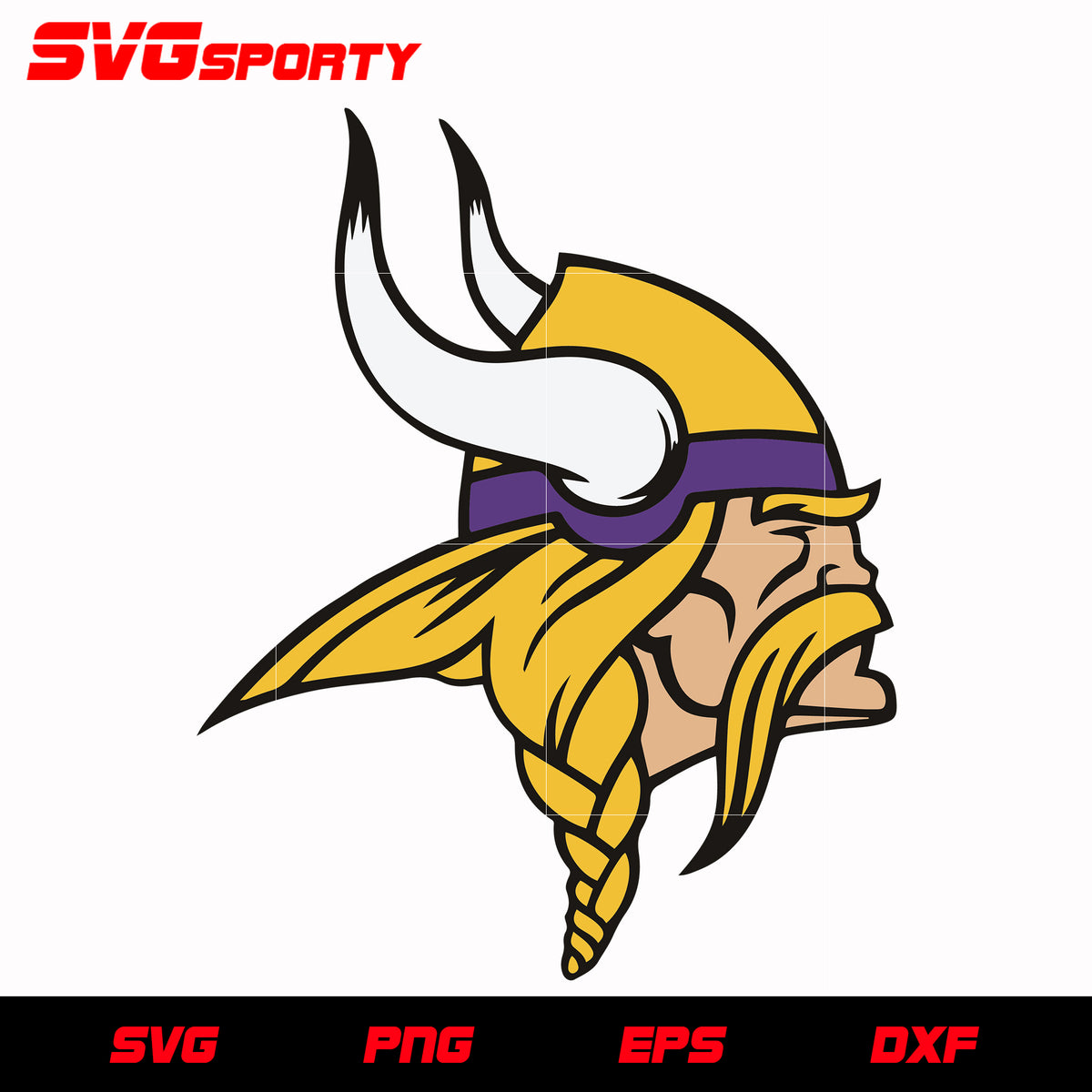 helmet Minnesota Vikings svg,eps,dxf,png file – lasoniansvg