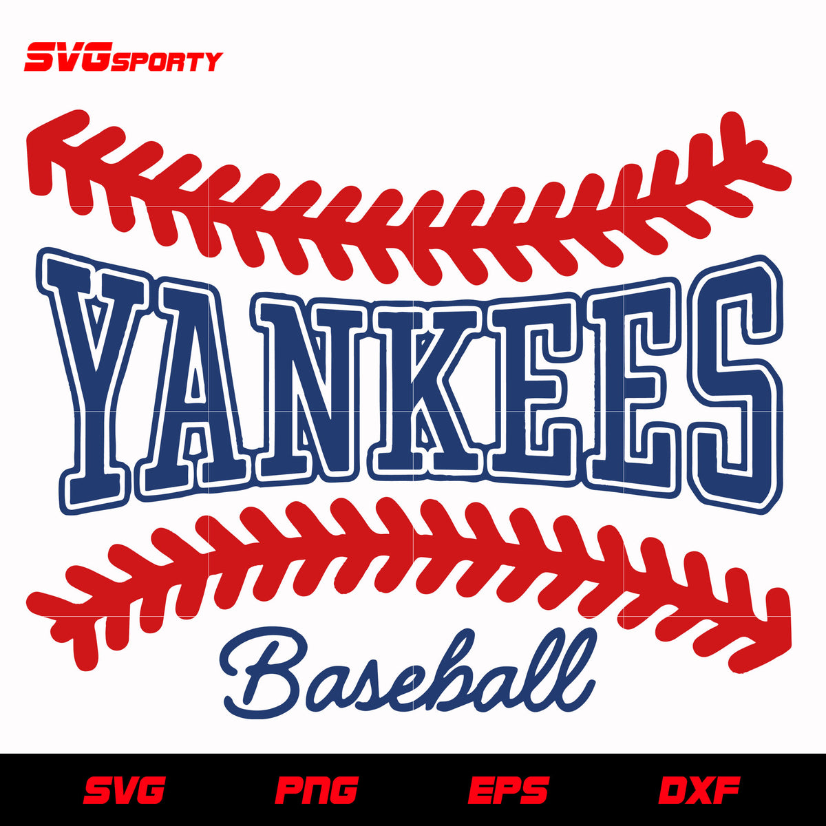 New York Yankees Baseball 2 SVG, mlb svg, eps, dxf, png, digital file – SVG  Sporty