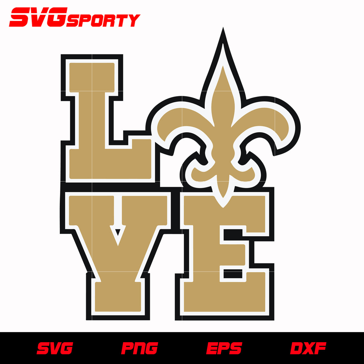 New Orleans Saints Circle Logo 2 svg, nfl svg, eps, dxf, png, digital – SVG  Sporty