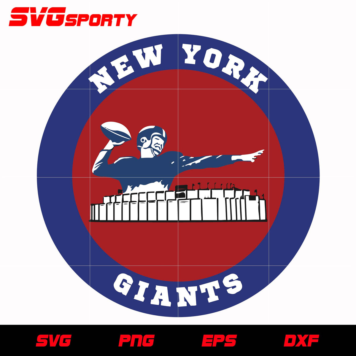 New York Giants Circle Logo svg, nfl svg, eps, dxf, png, digital file – SVG  Sporty