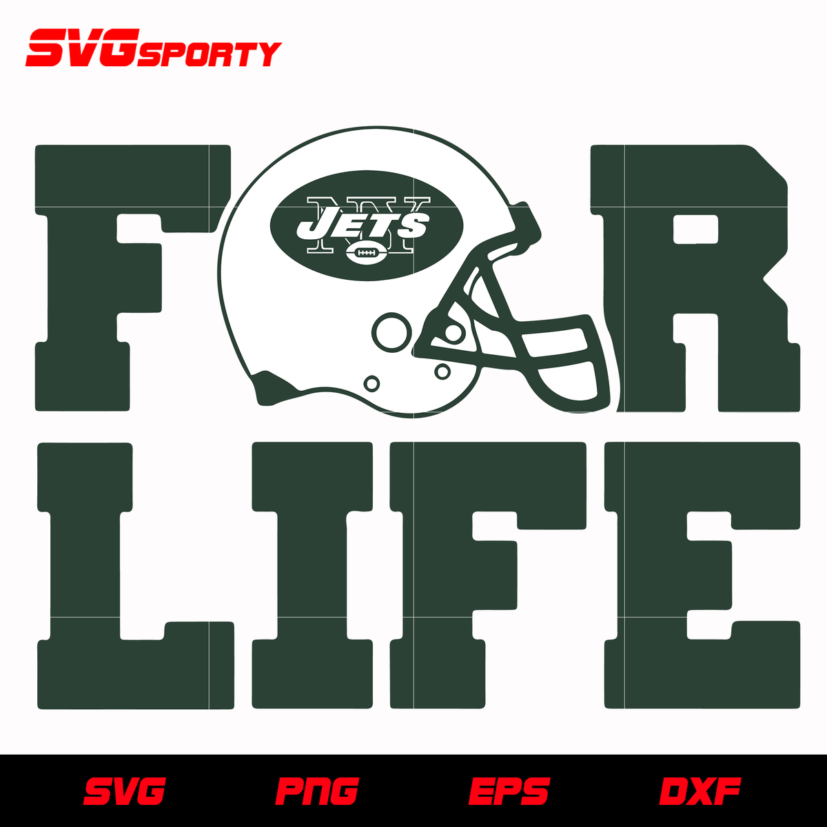 New York Jets Helmet SVG Cut File - Free Sports Logo Downloads