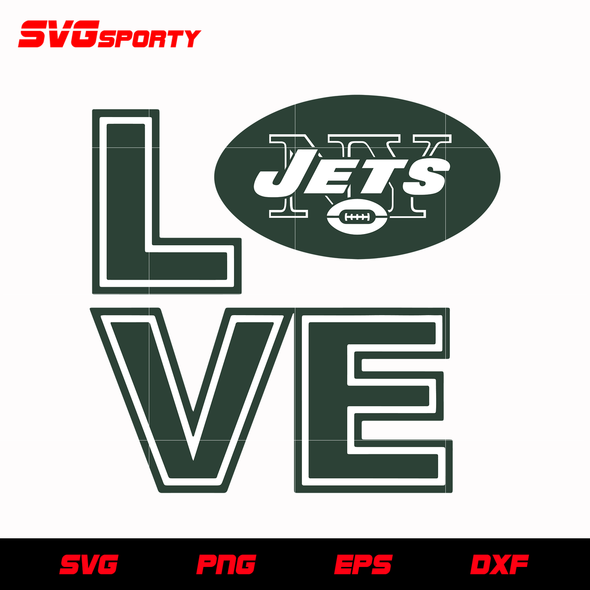 New York Jets Circle Logo svg, nfl svg, eps, dxf, png, digital