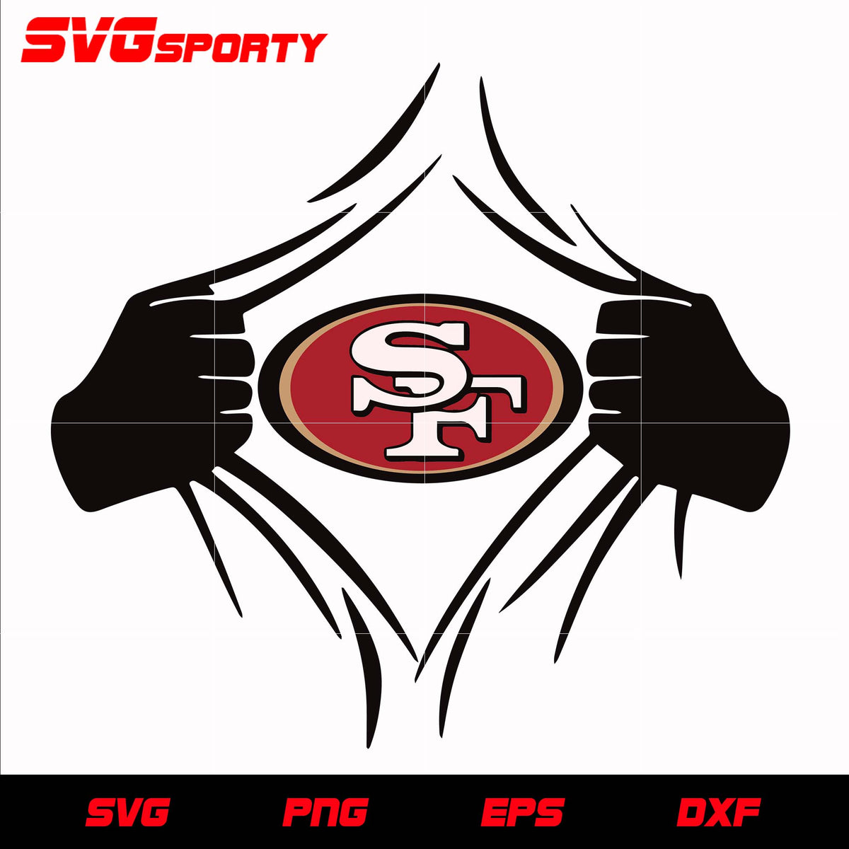 San Francisco 49ers Logo Circle svg, nfl svg, eps, dxf, png, digital f –  SVG Sporty