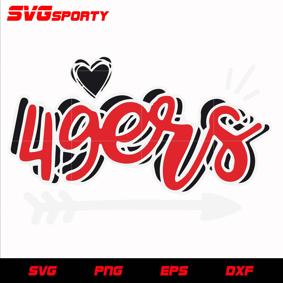 49ERS Football Svg Png Eps Dxf Jpg Pdf Hate Us 