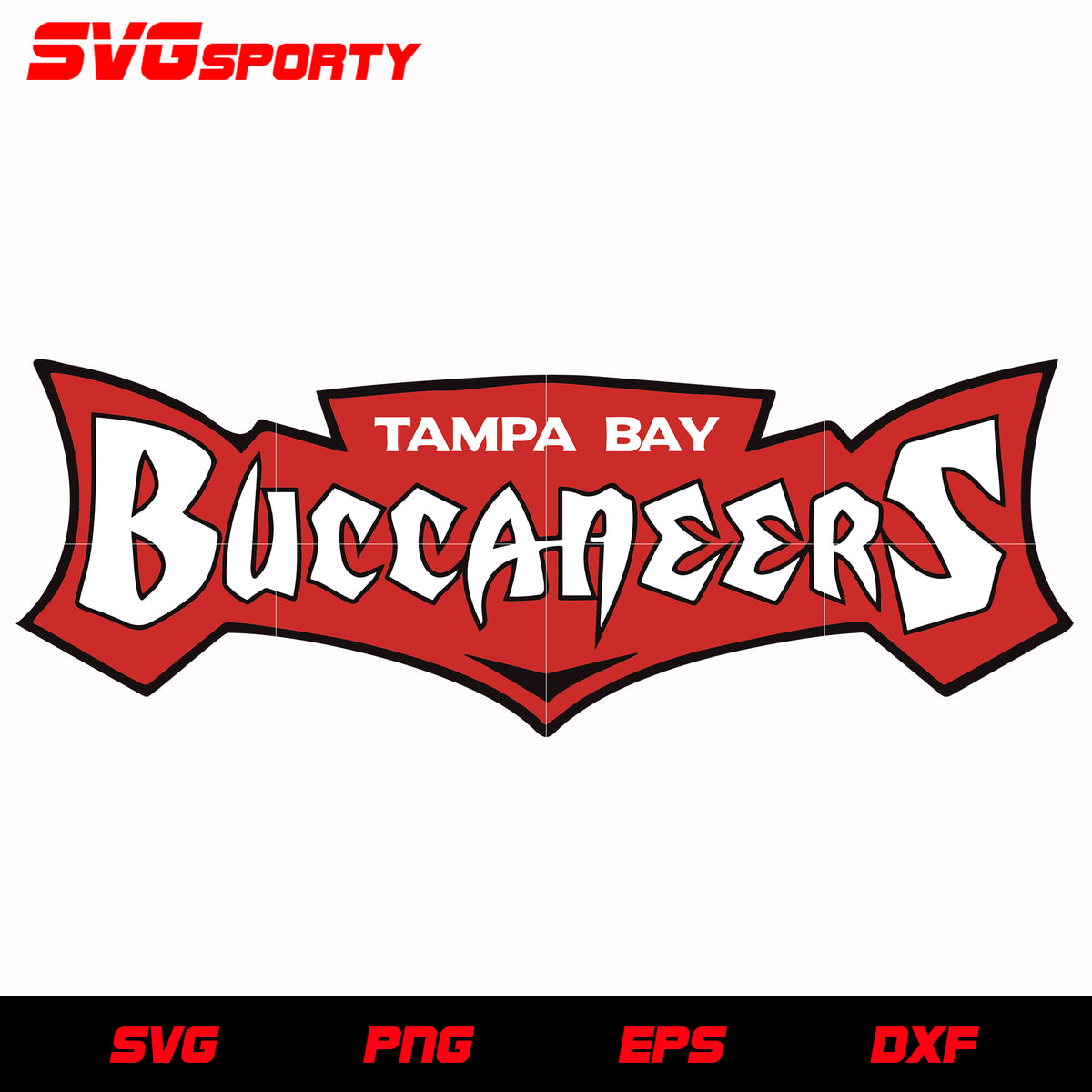 Super Bowl LV: Tampa Bay Buccaneers SVG, DXF, PNG, and EPS Cricut