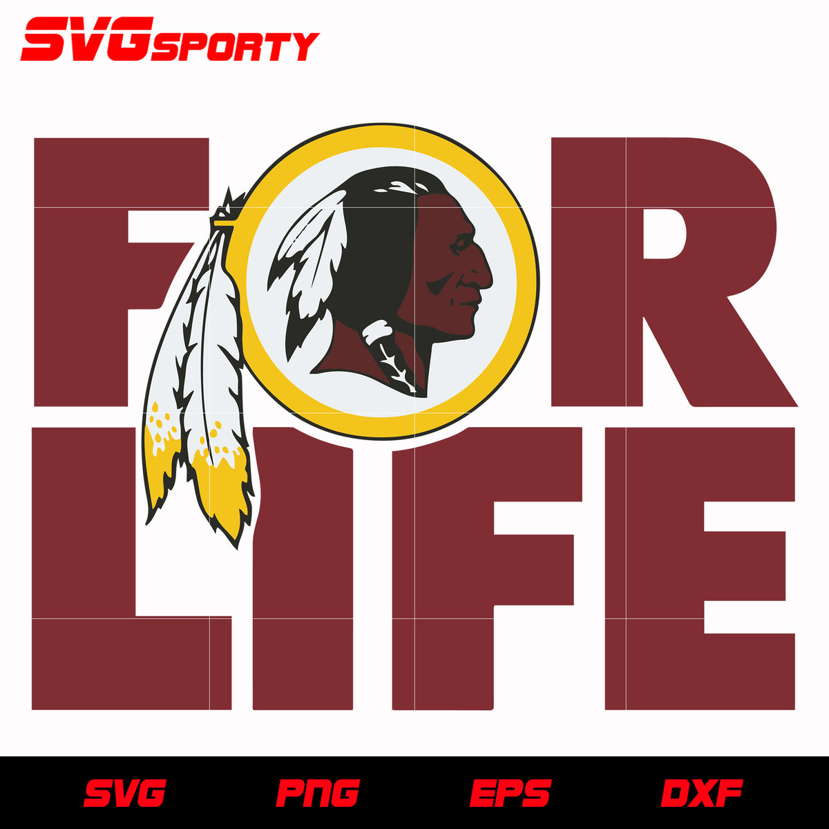 Washington Redskins Logo svg, nfl svg, eps, dxf, png, digital file – SVG  Sporty