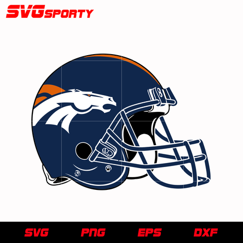 Denver Broncos Helmet svg, nfl svg, eps, dxf, png, digital file
