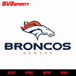 Denver Broncos Logo 2 svg, nfl svg, eps, dxf, png, digital file