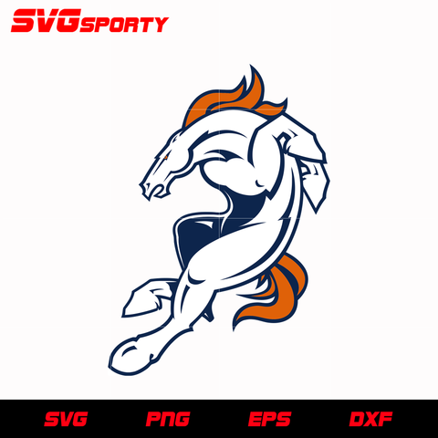 Denver Broncos Mascot Logo svg, nfl svg, eps, dxf, png, digital file