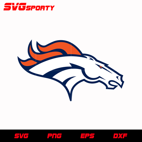 Denver Broncos Primary Logo svg, nfl svg, eps, dxf, png, digital file