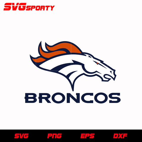 Denver Broncos Text Logo svg, nfl svg, eps, dxf, png, digital file