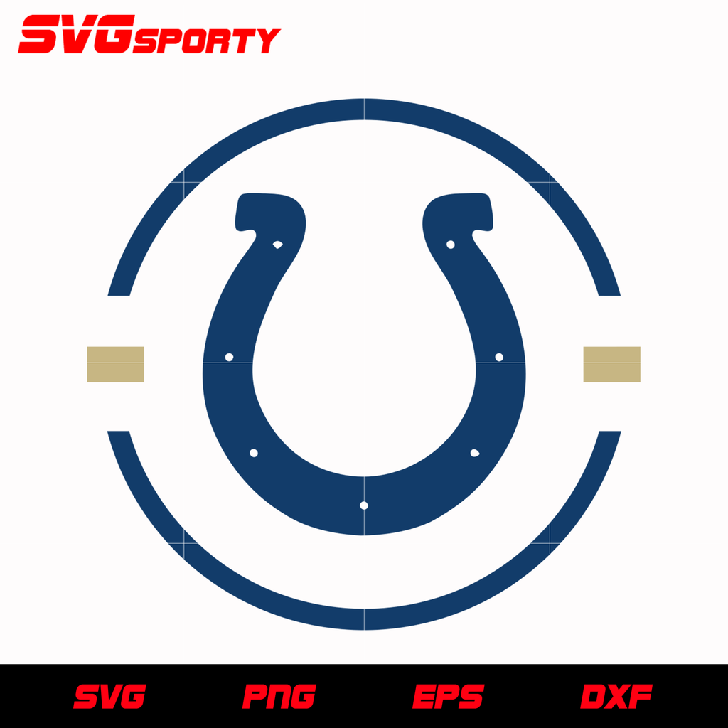 Indianapolis Colts Circle Logo svg, nfl svg, eps, dxf, png, digital fi ...
