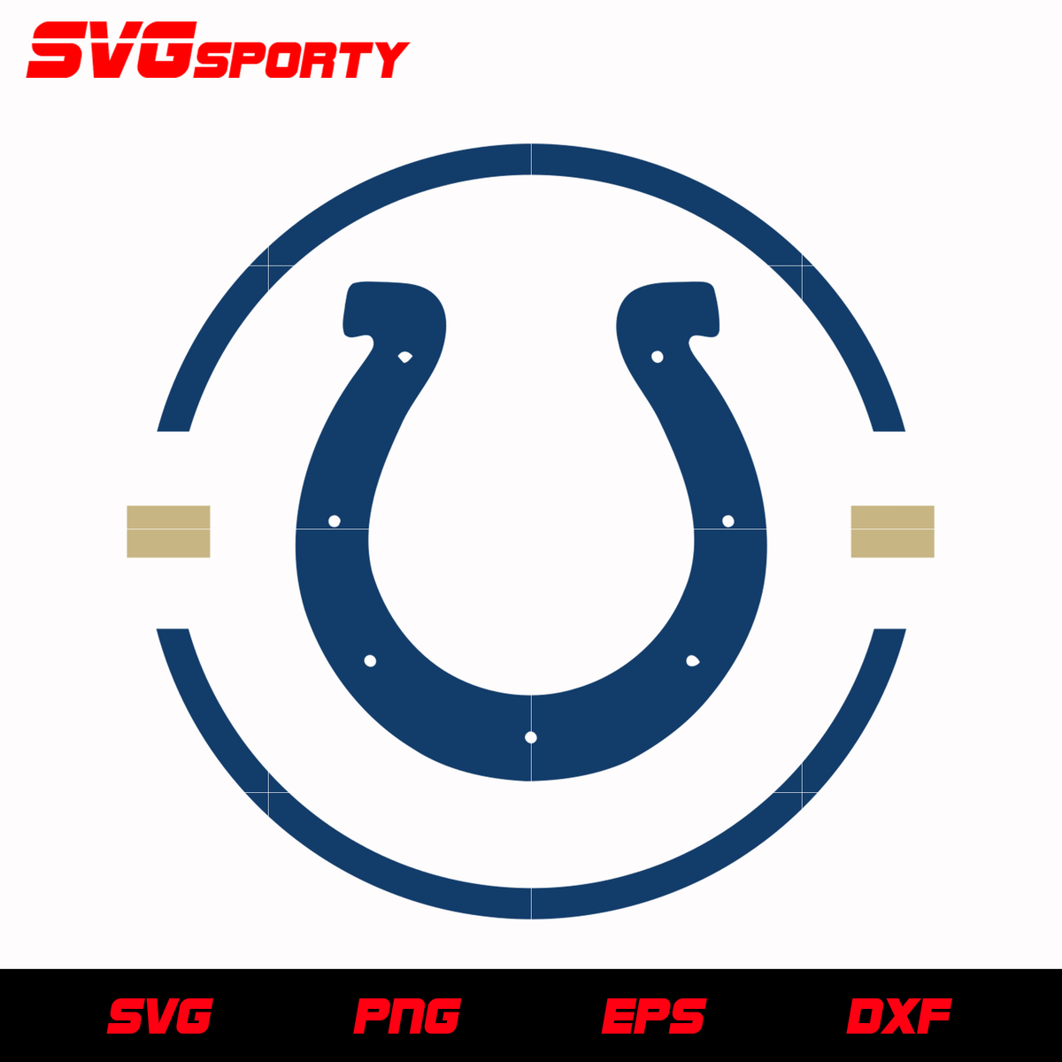 Indianapolis Colts Circle Logo svg, nfl svg, eps, dxf, png, digital fi ...