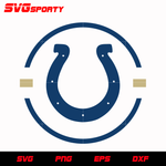 Indianapolis Colts Circle Logo svg, nfl svg, eps, dxf, png, digital file
