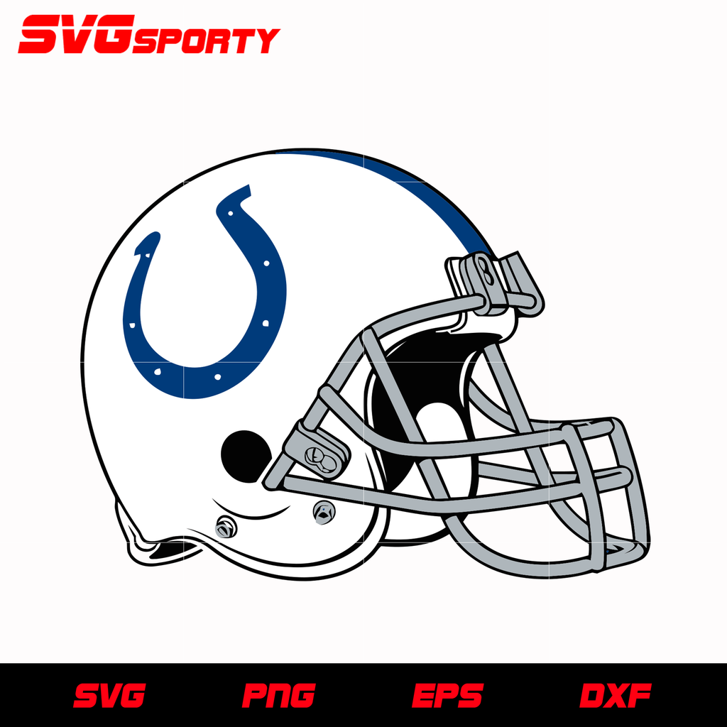 colts football helmet Indianapolis Colts Helmet 2 svg, nfl svg, eps, dxf, png, digital file – SVG Sporty