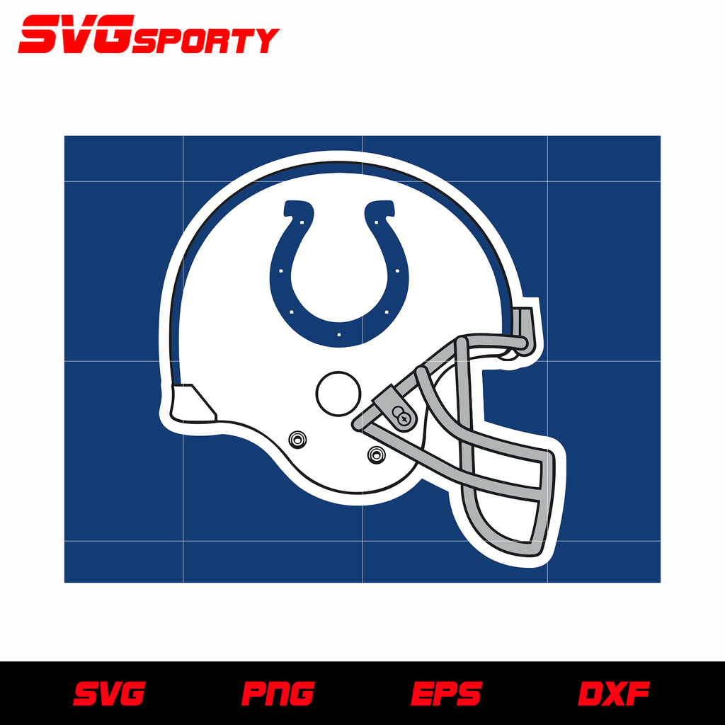 colts football helmets Indianapolis Colts Helmet svg, nfl svg, eps, dxf, png, digital file – SVG Sporty