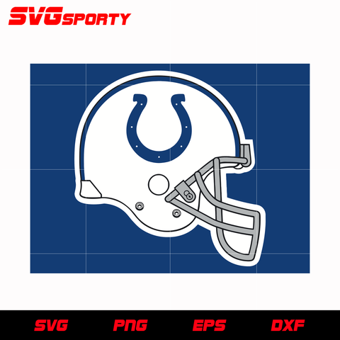 Indianapolis Colts Helmet svg, nfl svg, eps, dxf, png, digital file