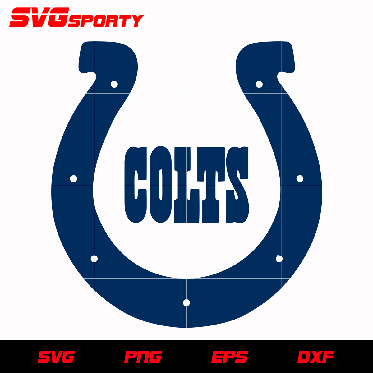 Colts Logp Indianapolis Colts Logo 2 svg, nfl svg, eps, dxf, png, digital file ...