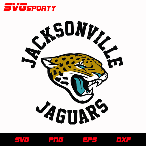 Jacksonville Jaguars Circle Logo 3 svg, nfl svg, eps, dxf, png, digita ...