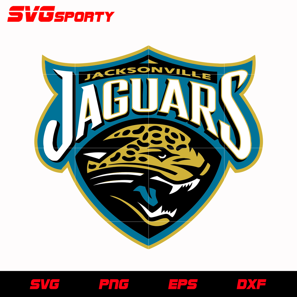 Nfl Dxf Files Jacksonville Jaguars Logo svg, nfl svg, eps, dxf, png, digital file ...