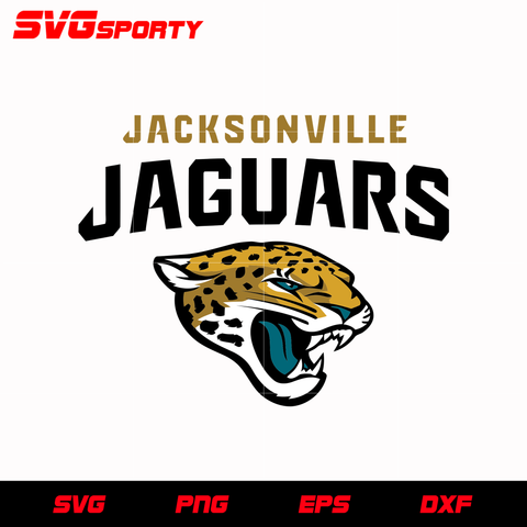 Jacksonville Jaguars Football 2 svg, nfl svg, eps, dxf, png, digital file