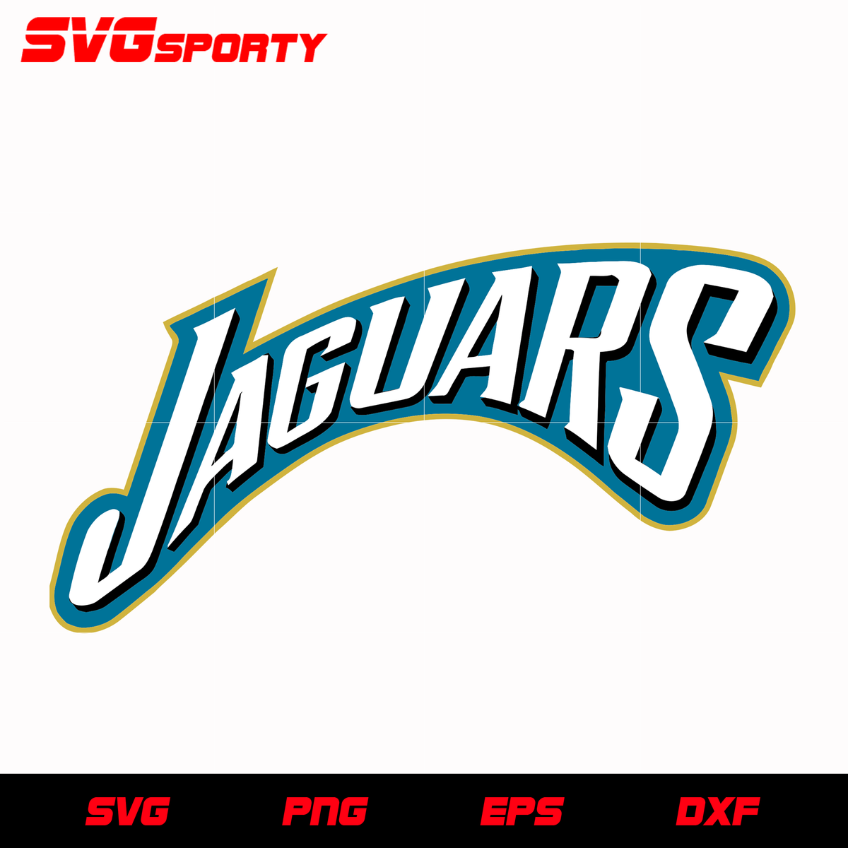 Jacksonville Jaguars Text Logo 2 svg, nfl svg, eps, dxf, png, digital ...