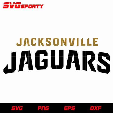 Jacksonville Jaguars Text Logo svg, nfl svg, eps, dxf, png, digital file