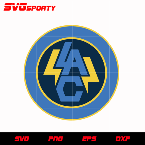 Los Angeles Chargers Circle Logo svg, nfl svg, eps, dxf, png, digital file