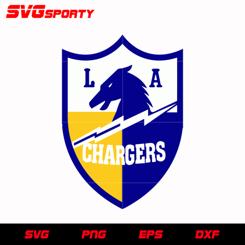 Los Angeles Chargers Football svg, nfl svg, eps, dxf, png, digital file