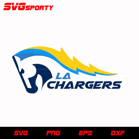 Los Angeles Chargers LA Chargers Flag Logo svg, nfl svg, eps, dxf, png, digital file